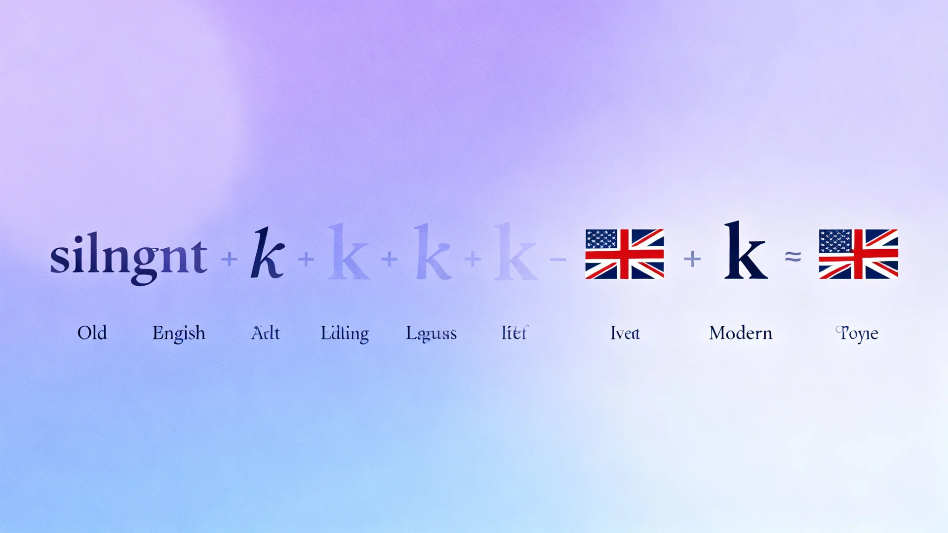 The History of the Silent 'K': From Old English to Today