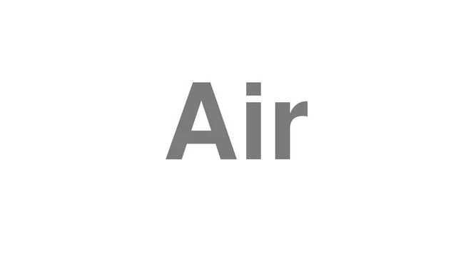 How to Pronounce Air