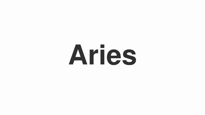 How to Pronounce Aries