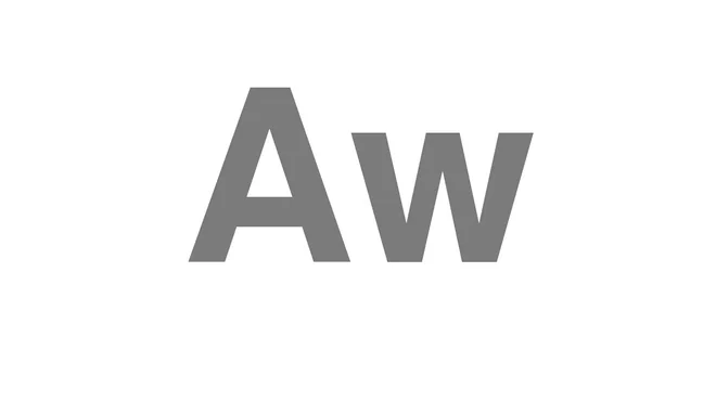 How to Pronounce Aw