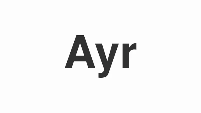 How to Pronounce Ayr
