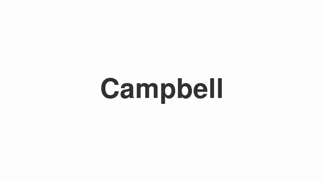 How to Pronounce Campbell