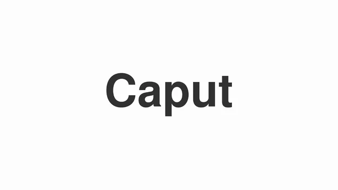 How to Pronounce Caput