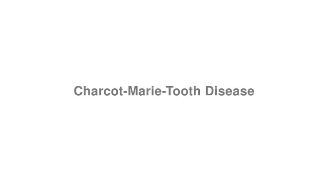 How to Pronounce Charcot-Marie-Tooth Disease