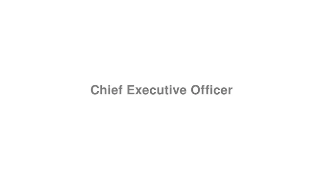 How to Pronounce Chief Executive Officer