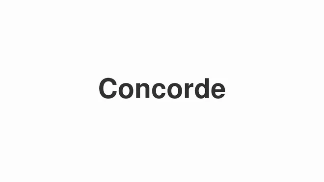 How to Pronounce Concorde