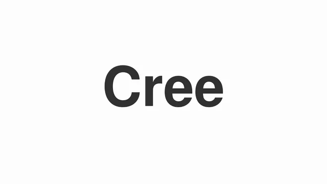 How to Pronounce Cree