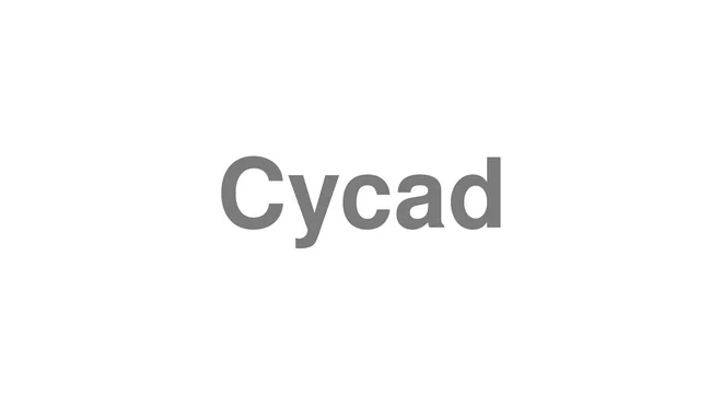 How to Pronounce Cycad