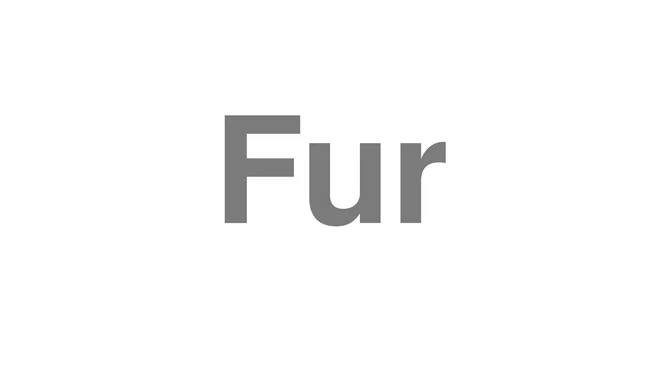 How to Pronounce Fur