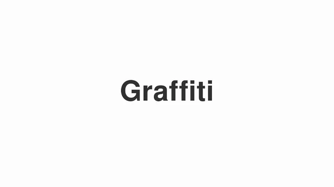 How to Pronounce Graffiti