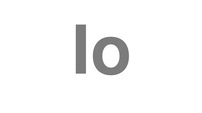How to Pronounce Io