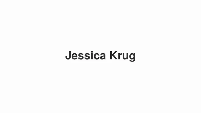 How to Pronounce Jessica Krug