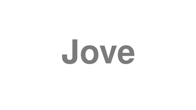 How to Pronounce Jove