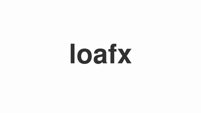 How to Pronounce loafx