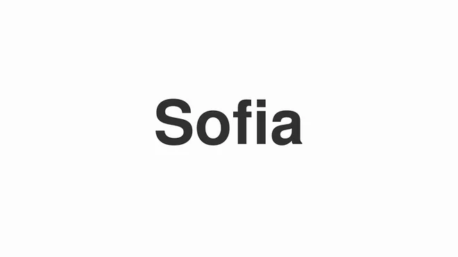 How to Pronounce Sofia