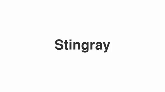 How to Pronounce Stingray