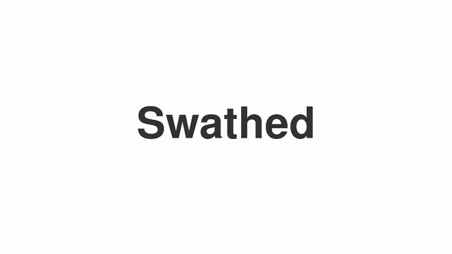 How to Pronounce Swathed