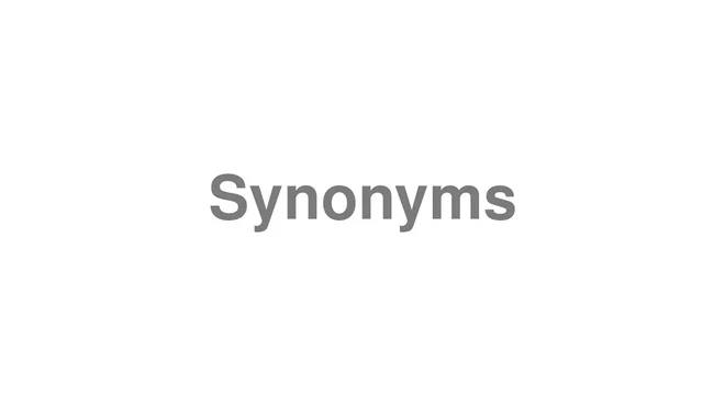 How to Pronounce Synonyms