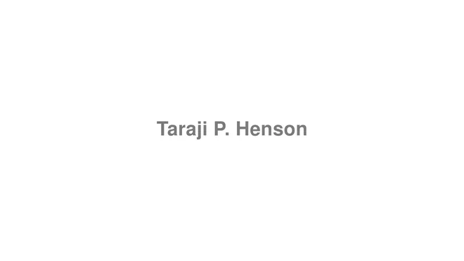 How to Pronounce Taraji P. Henson