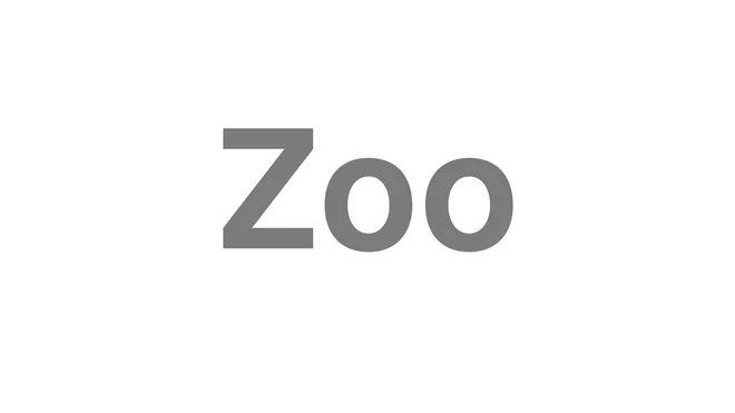How to Pronounce Zoo